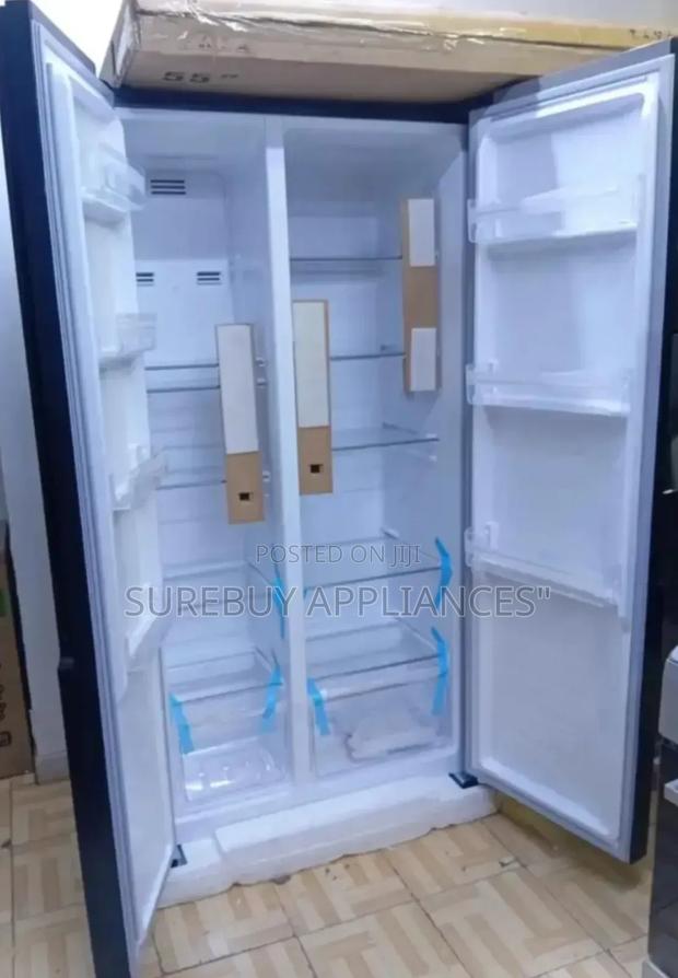 Mika 595l Side-by-Side No Frost Fridge New