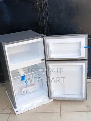 Mika 86-Litre Compact Double Door Fridge With Freezer