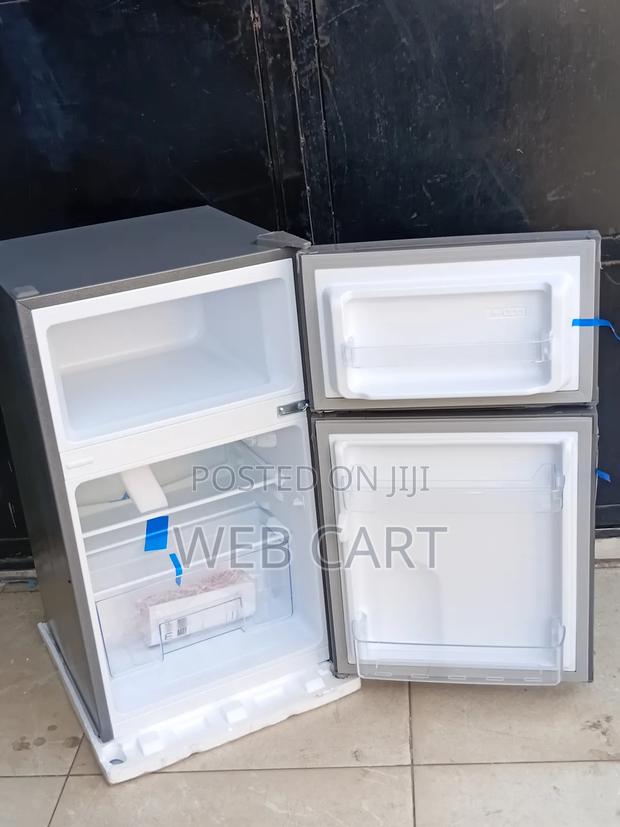 Mika 86-Litre Compact Double Door Fridge With Freezer