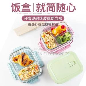 3 Grid Glass Partitioned Lunch Box - thumbnail 2