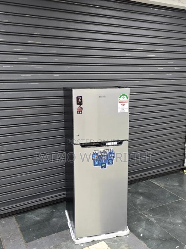 Mika 138l Fridge Double Door Direct Cool Silver