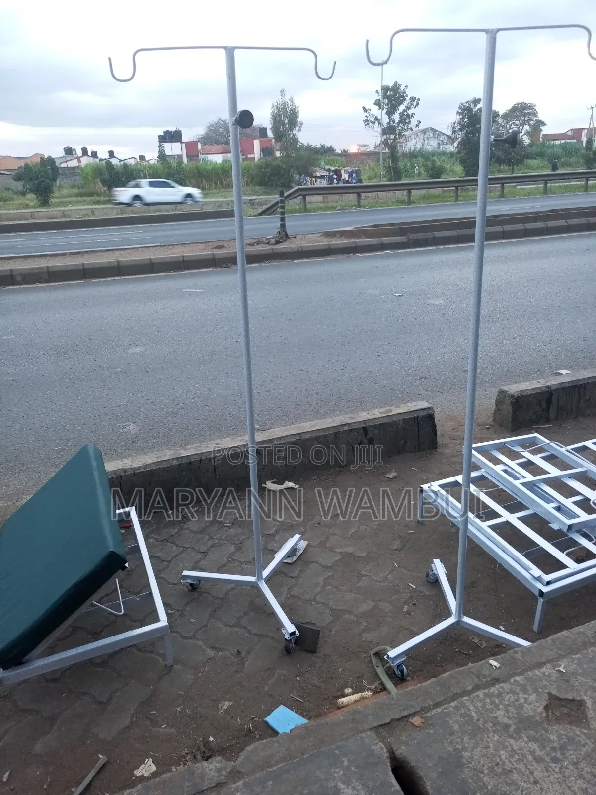 Hospital Bed With Rails