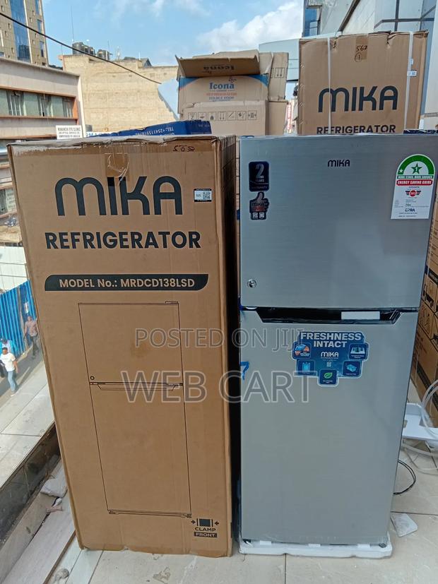 Mika 138l Double Door Fridge – Mrdcd138lsd