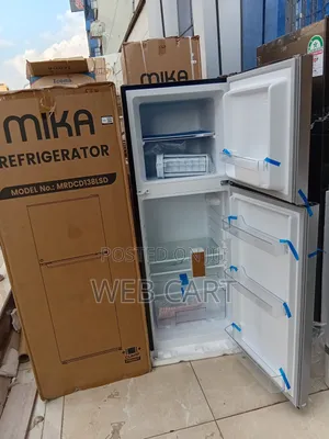 Brand New Mika 138l Double Door Fridge – Large Capacity