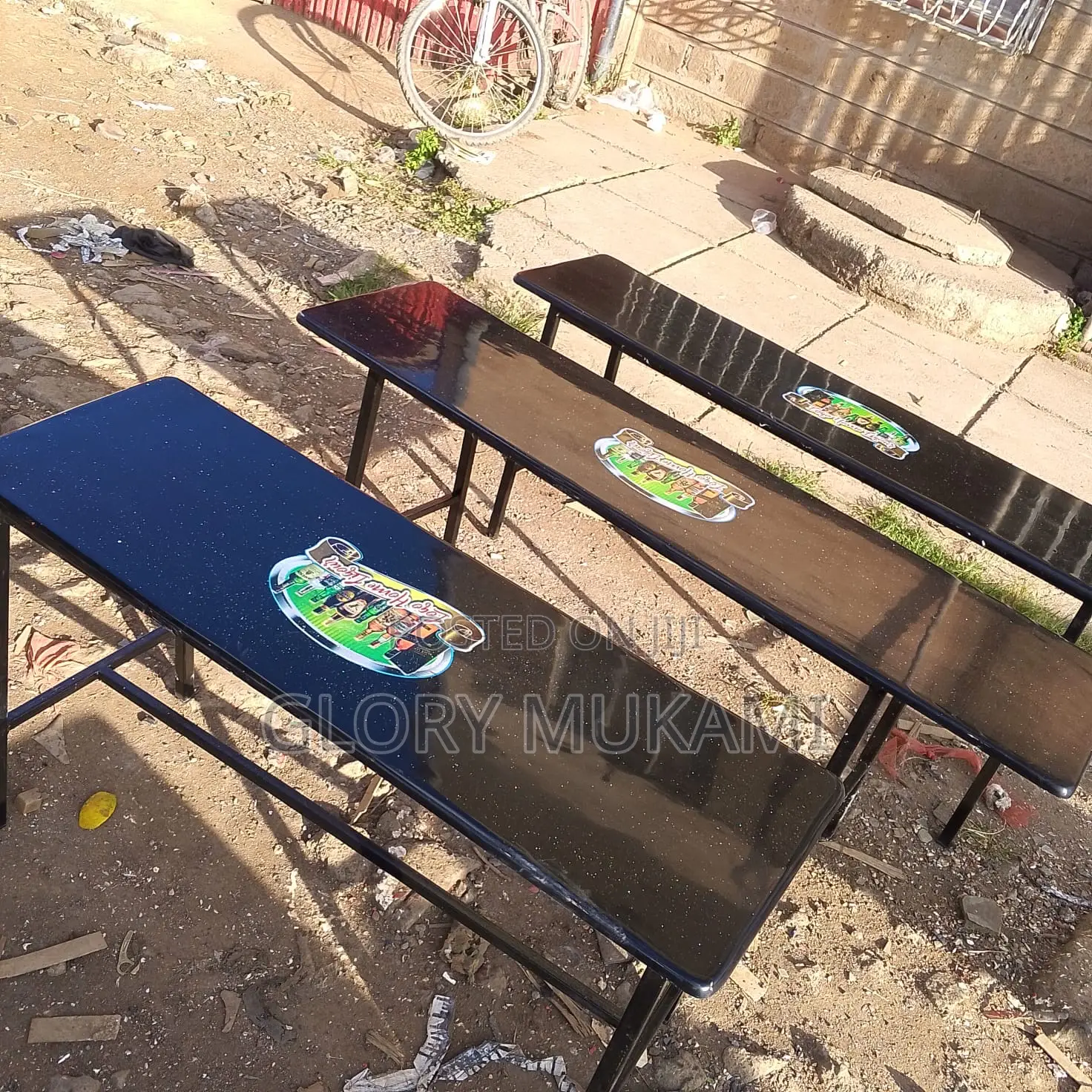 Restaurant And Bar Black Marble 4by2 Table