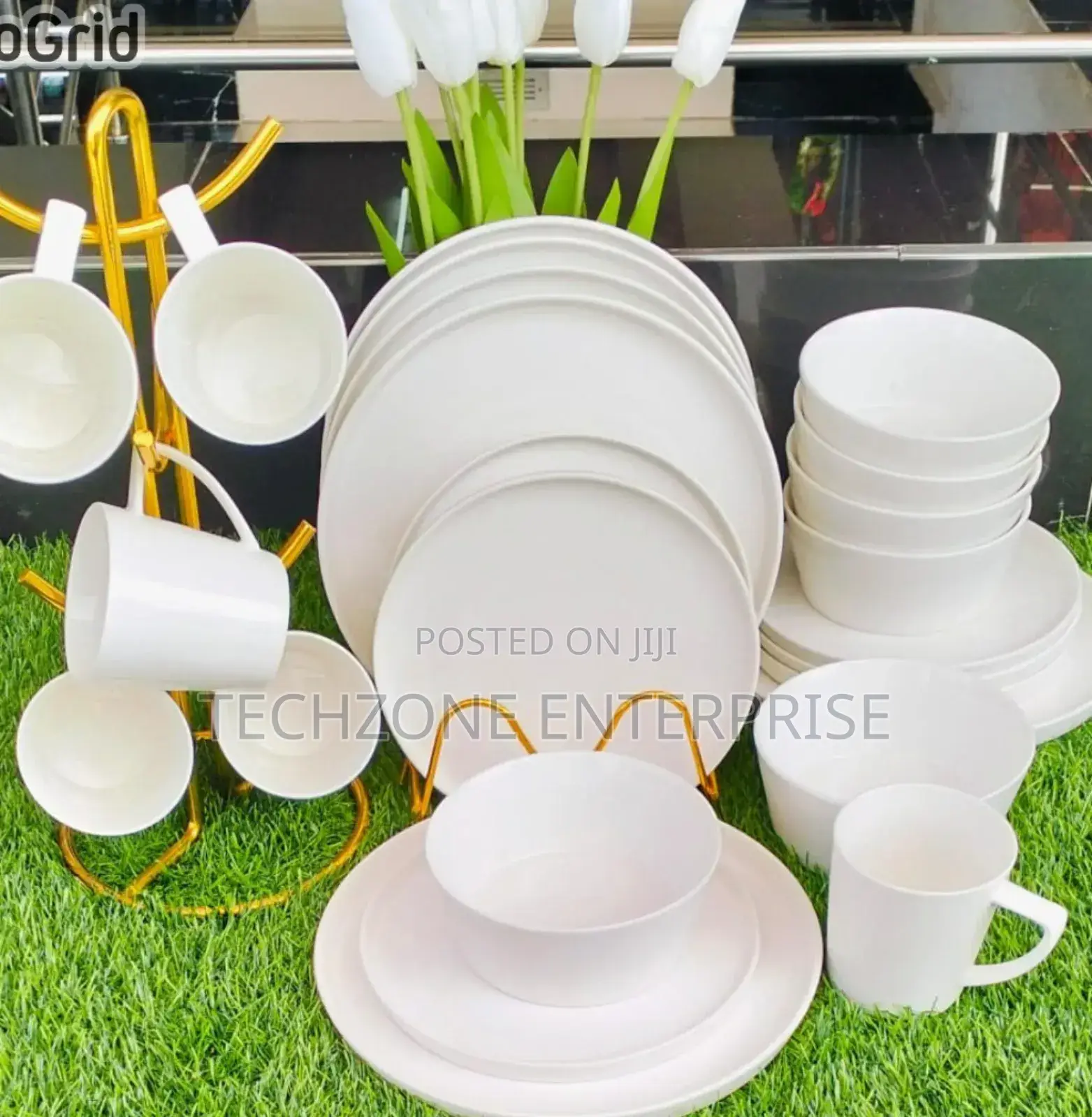 Dinner Set - 24 PCS Quality Plain White Dinner Set in Stock,