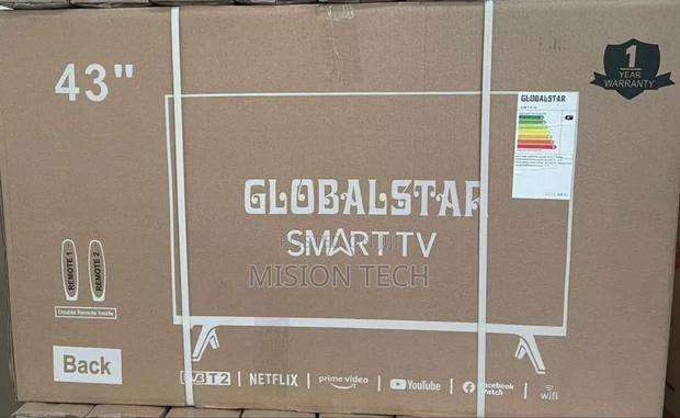 Globalstar 43"Inch Bluetooth Enabled Smart Android Tv* 