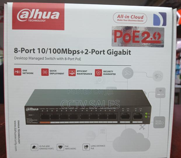 Dh-Cs4010-8et-60 8-Port Poe