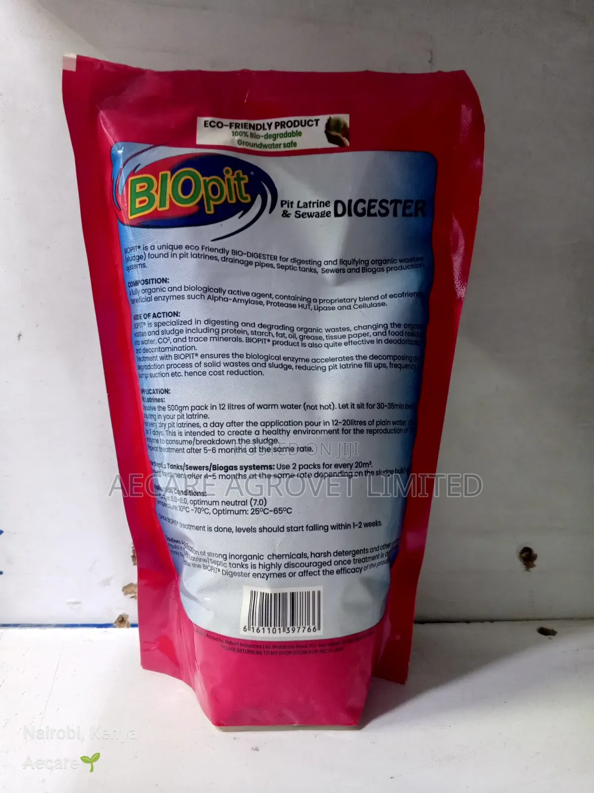 Biopit Pit Latrine Sewage Digester 500g