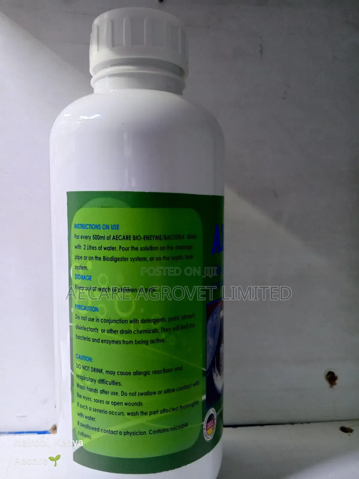 Aecare Bio-Enzymes /Bacteria 250ml and 1l