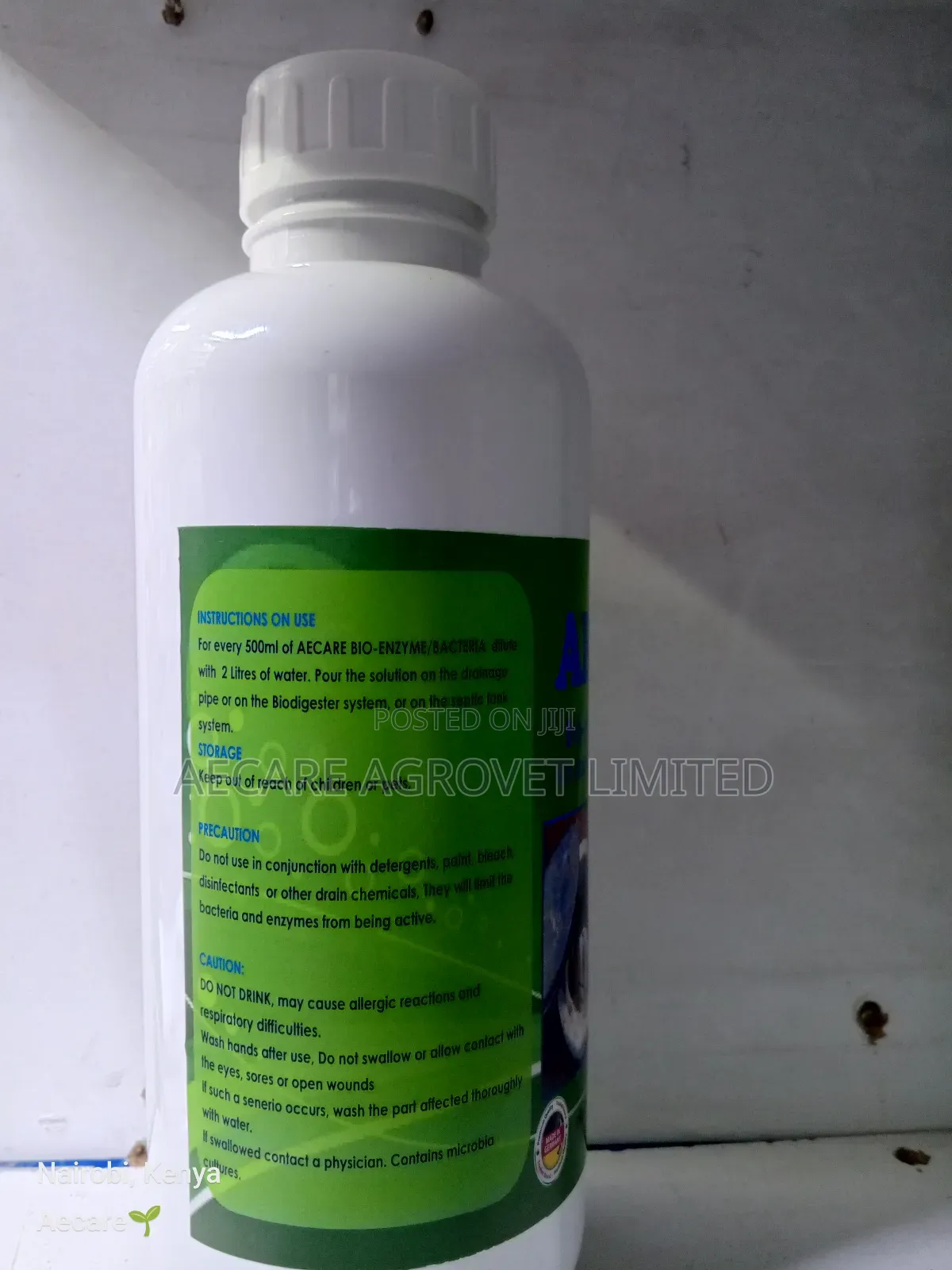 Aecare Bio-Enzymes /Bacteria 250ml and 1l
