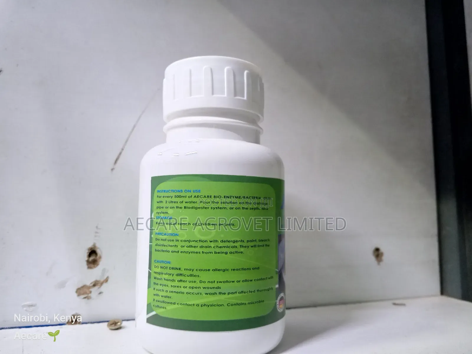 Aecare Bio-Enzymes /Bacteria 250ml and 1l