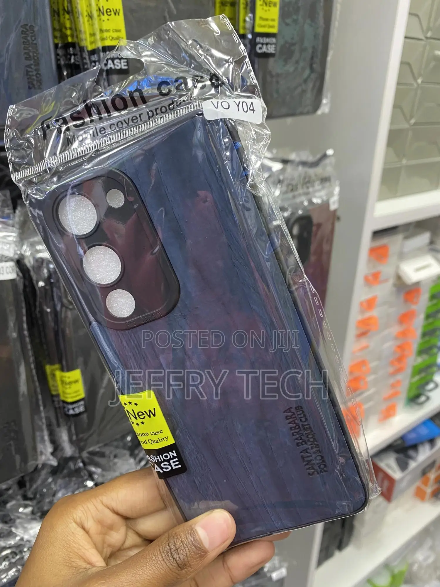 Poluke Leather Soft Rubber Skin Vivo Y04 Case