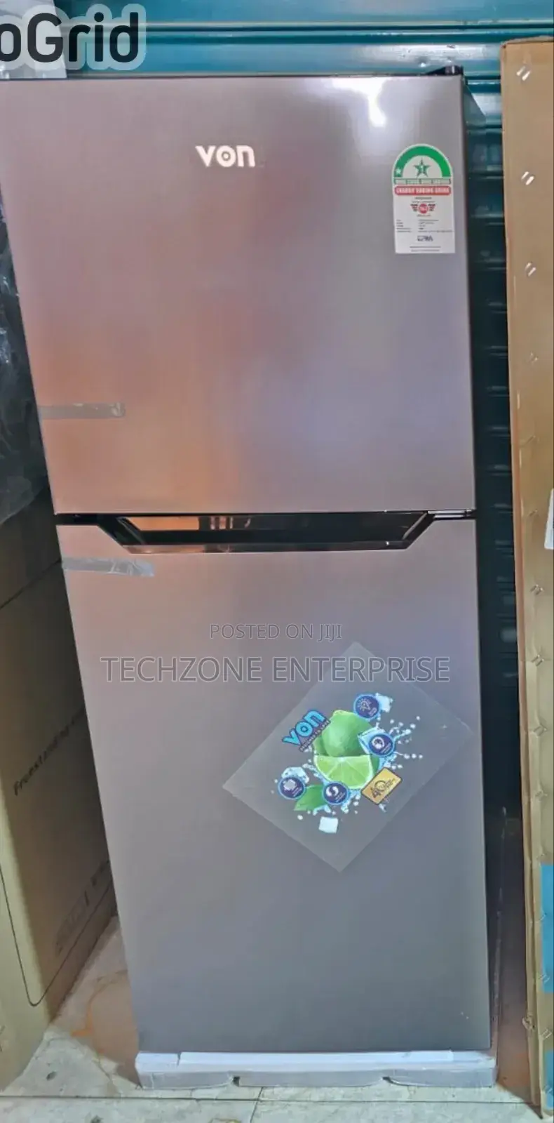 Von (Vart-25nhs) Double Door 220 Litres Refrigerator ;