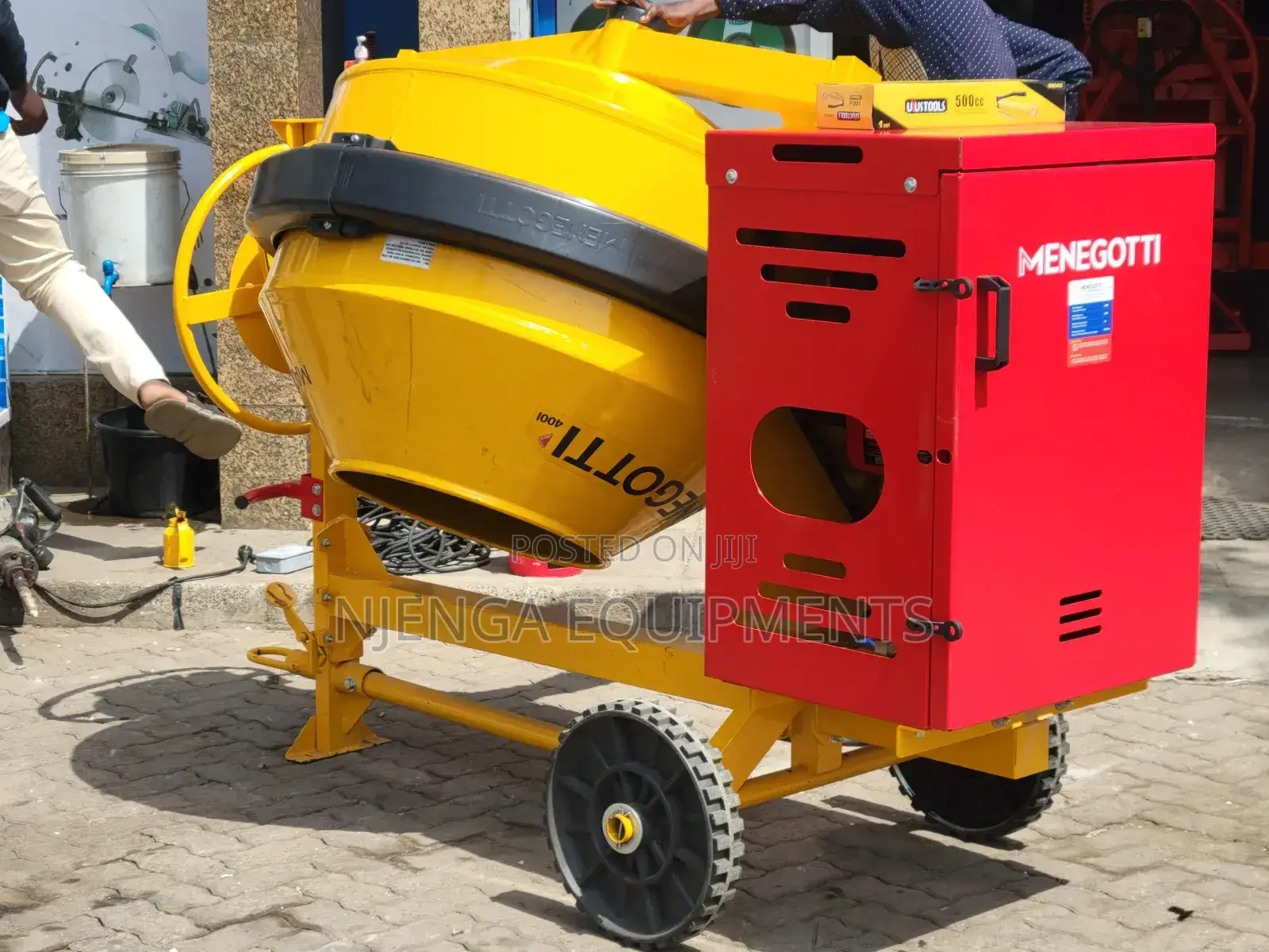 Diesel-Powered 400l Concrete Mixer