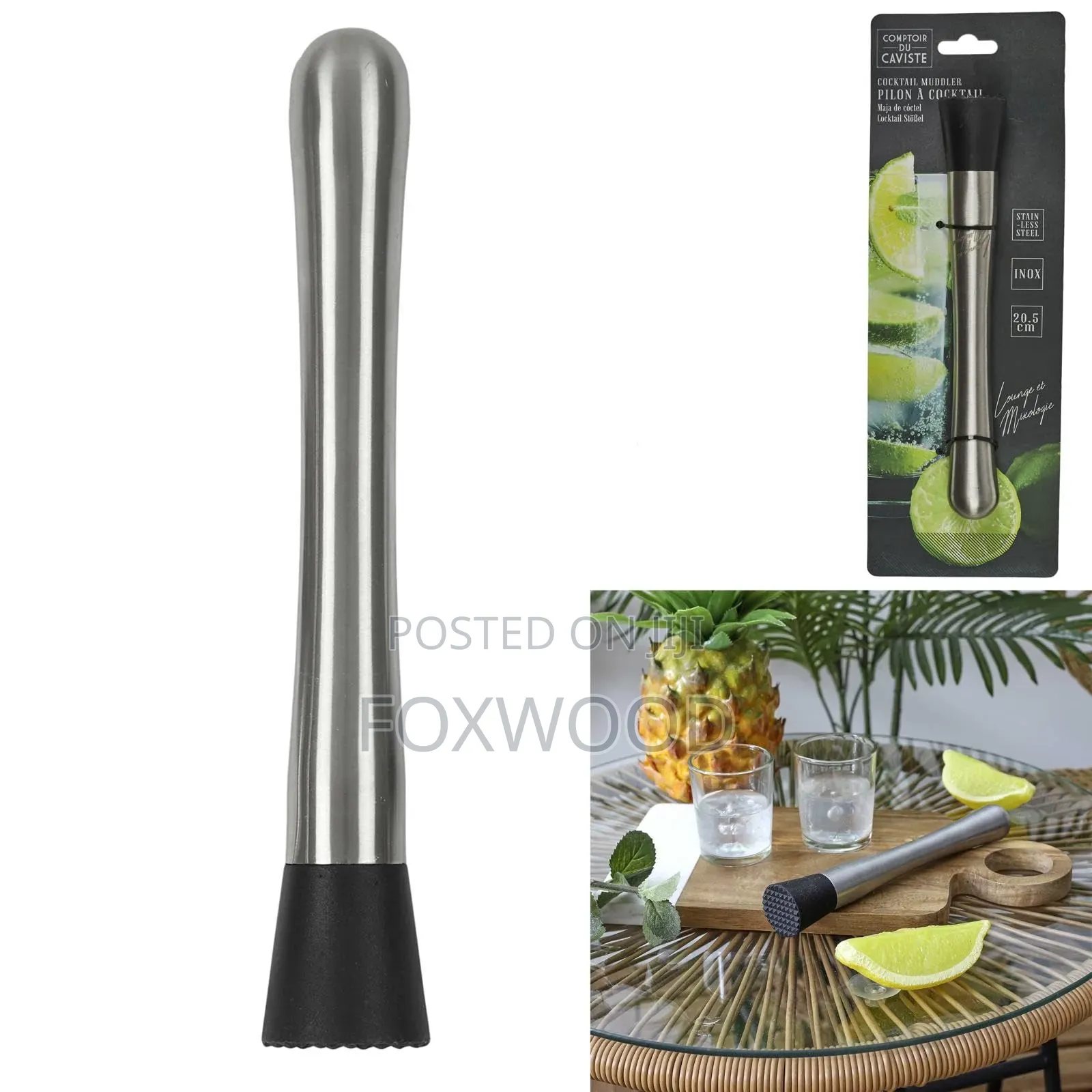 Stainless Steel Cocktail Bar Muddler