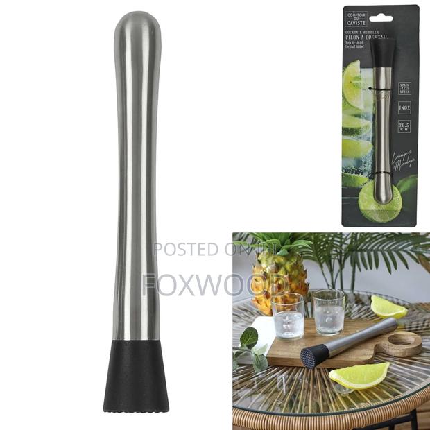 Stainless Steel Cocktail Bar Muddler - thumbnail 3