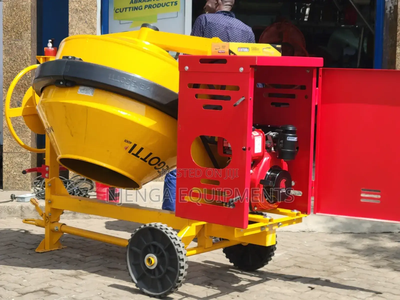 400l Menengoti Concrete Mixer – Diesel, 6.5hp
