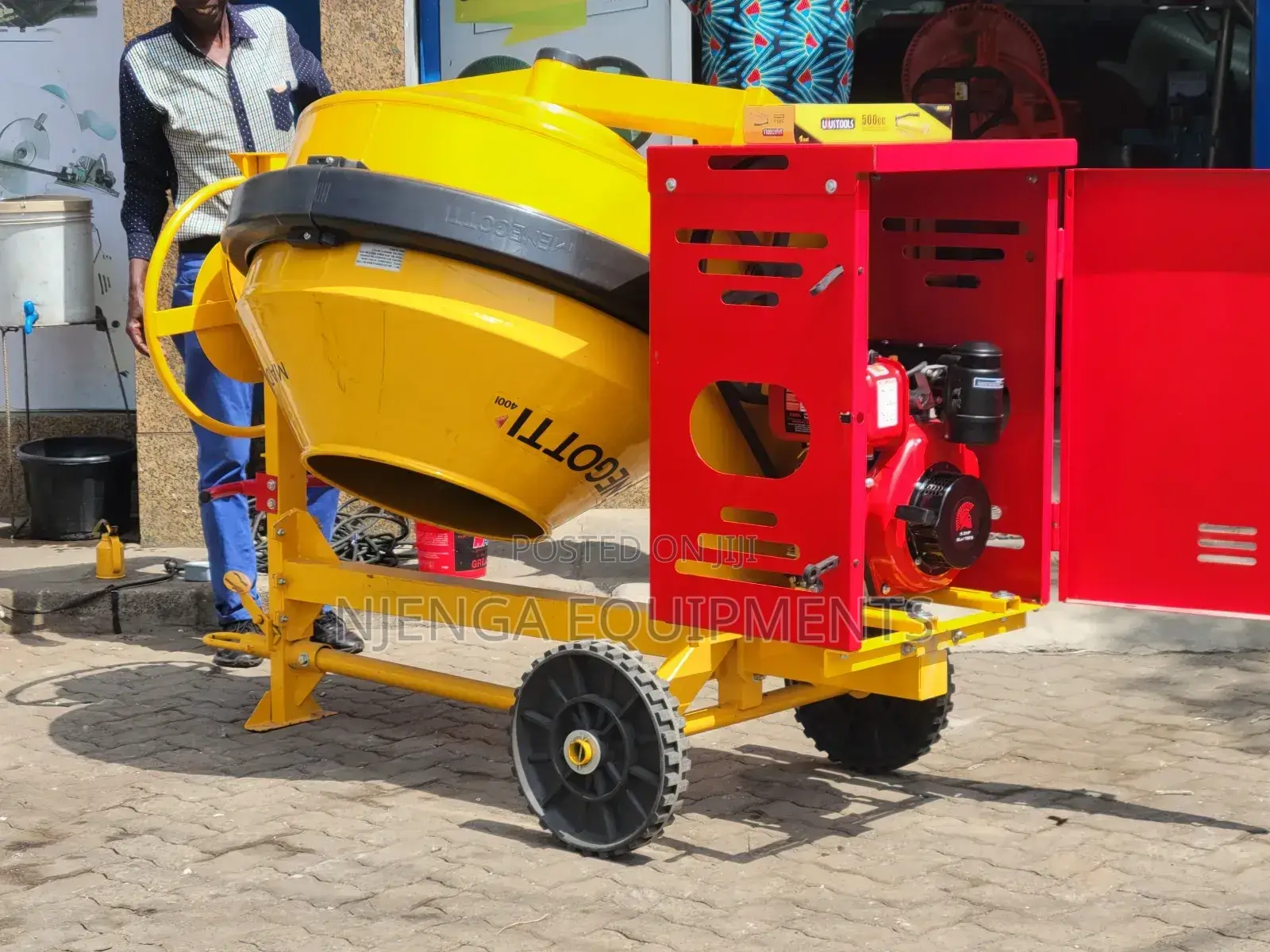 Menengoti 400l Diesel Concrete Mixer, 6.5hp