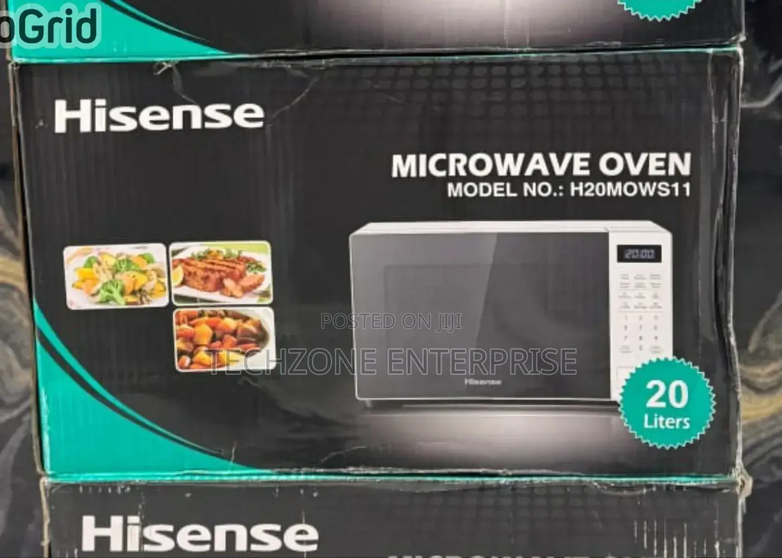 Hisense 20l Digital Microwave Oven (White) Defrost Function,