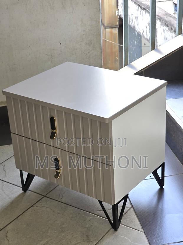 Nordic Bedroom Minimalist Side Table With Drawers - main view