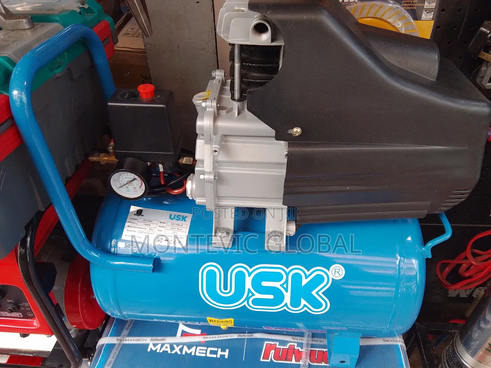 Usk Electric Air Compressor 25litres