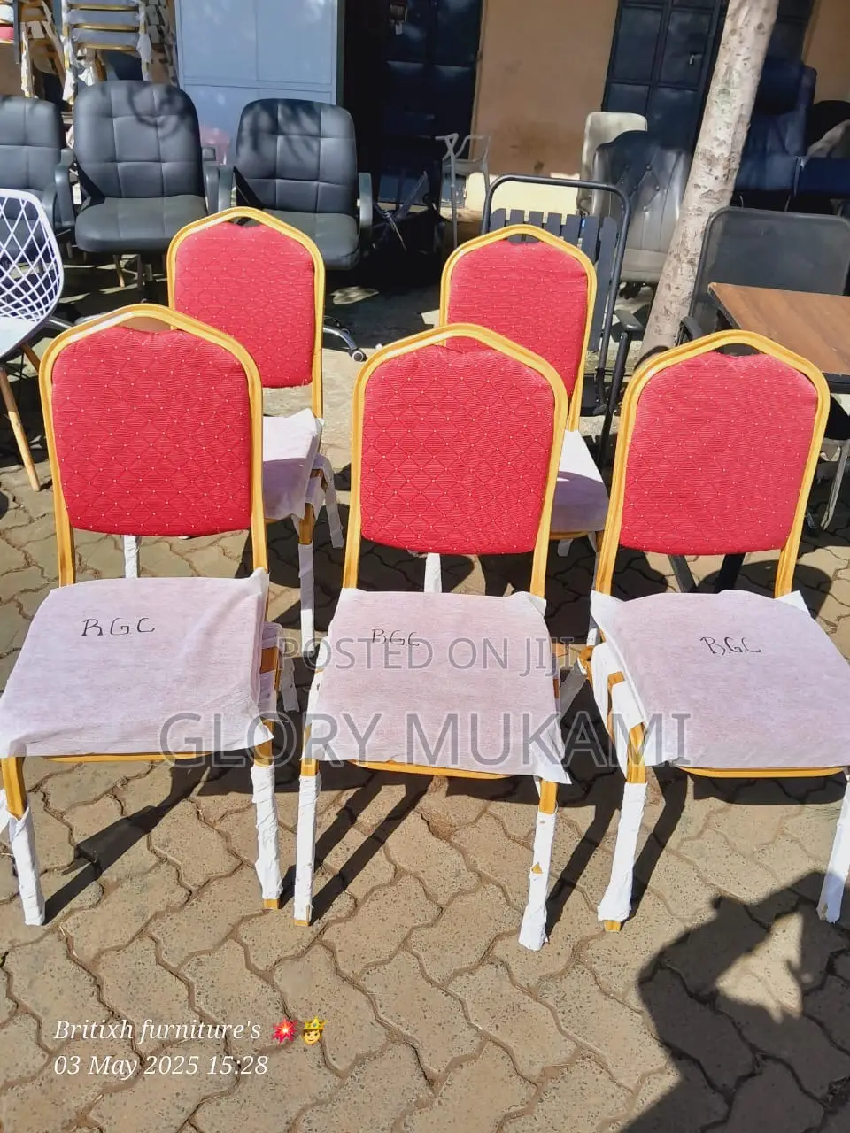 Imported Conference Chairs Red