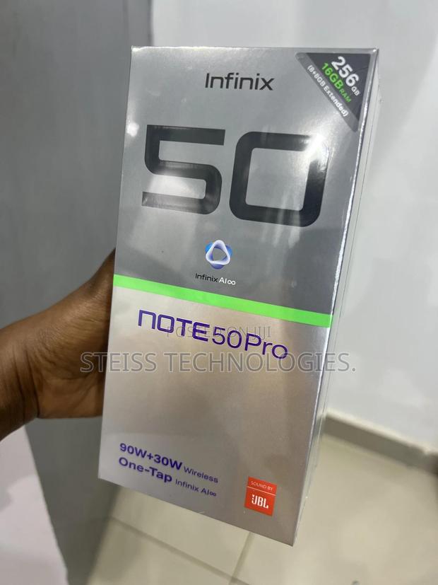 New Infinix Note 50 Pro 256 GB Black - thumbnail 2
