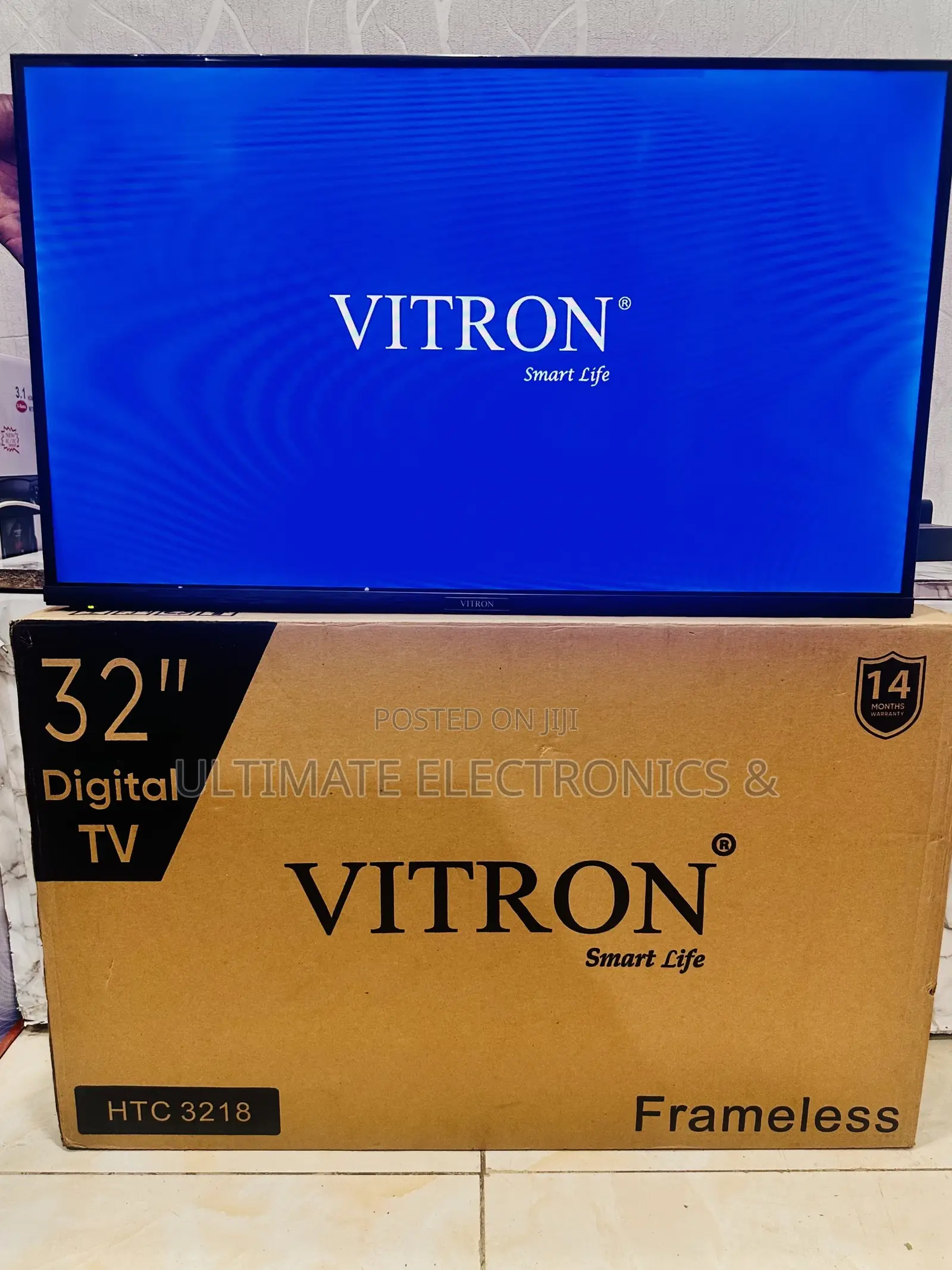 Vitron 32” HTC 3218 Digital Led Frameless TV