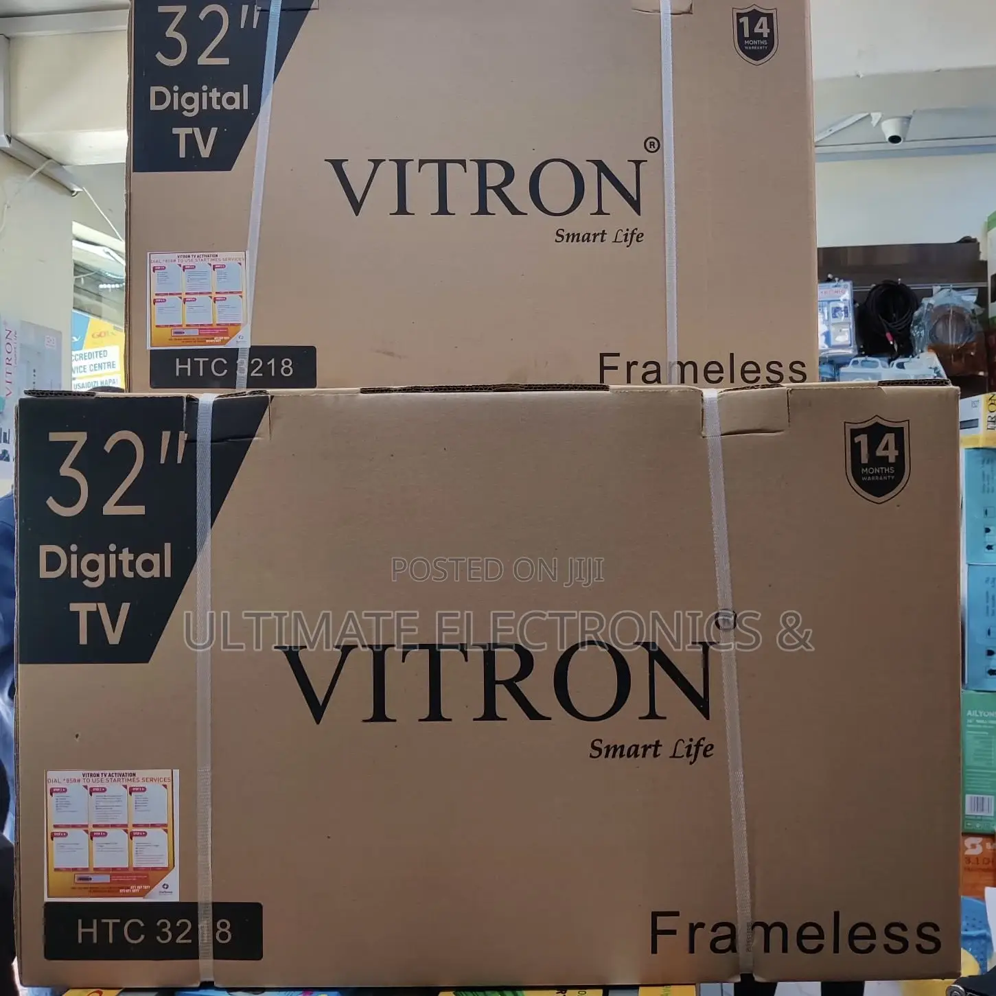 Vitron 32” HTC 3218 Digital Led Frameless TV