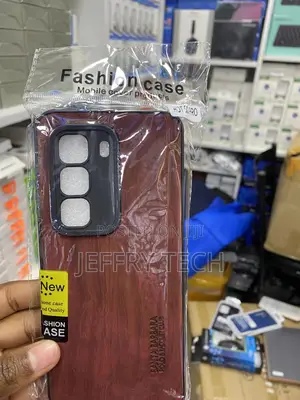 Keyer Leather Case for Hot 50 Pro With Silicone Boarders