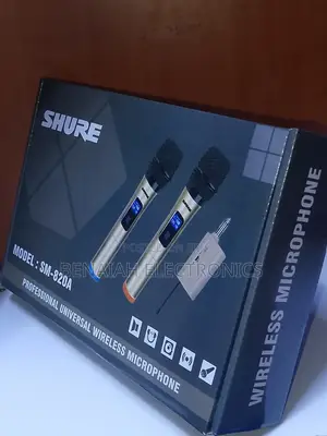 Professional Wireless Mic Sm-820a, Revised Model