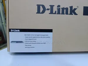D-link Dgs-f1026p Gigabit Poe Switch With 24poe+ Ports