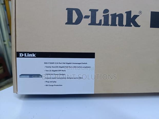 D-link Dgs-f1026p Gigabit Poe Switch With 24poe+ Ports