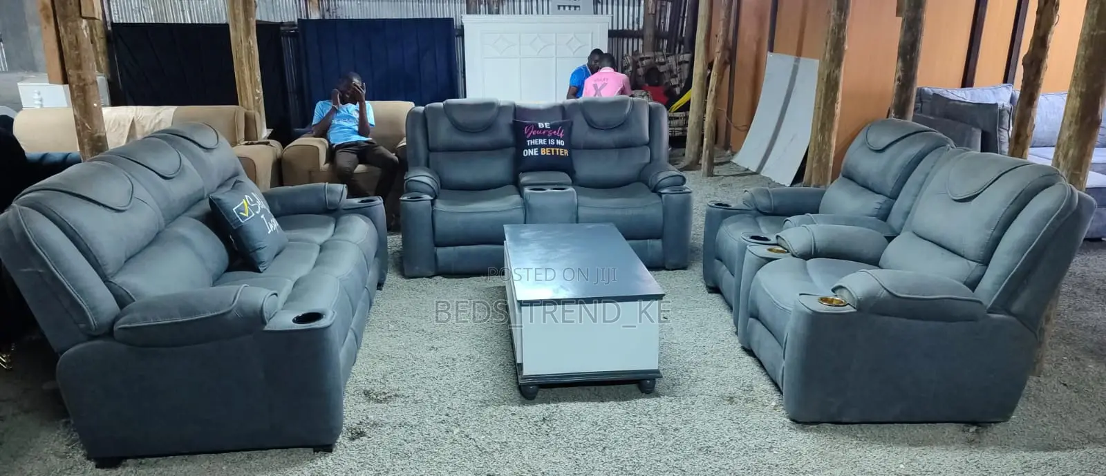 7 Seater Executive Semi Recliner Sofa