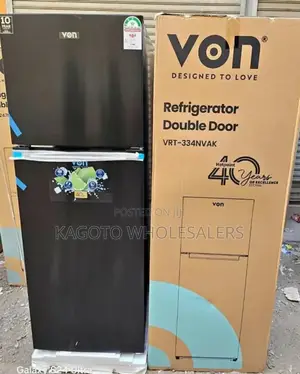 Von 334 Litres No Frost Double Door Refrigerator