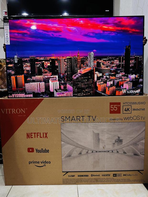 Vitron 55” Htc5588uswo Webos Uhd Frameless Tv