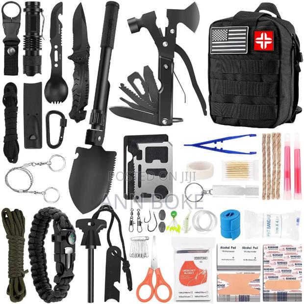 142 in 1 Hiking Emergency Survival Tool Travel Rescue