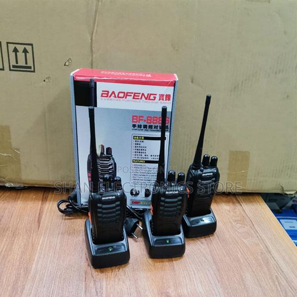 Walkie Talkie With Antenna Earpiece Mic Rechargeable 3pcs. - main view