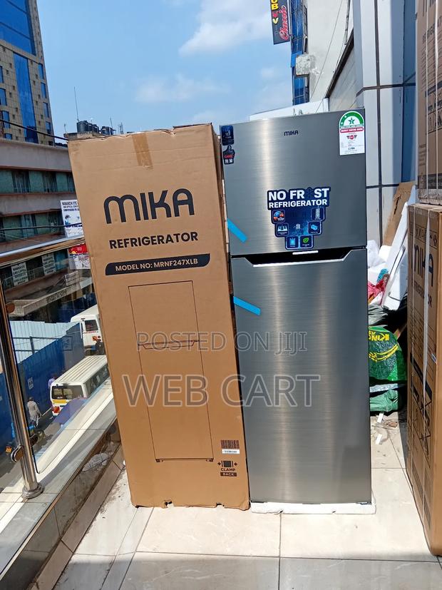 Mika 247l Double Door Fridge – No Frost Tech