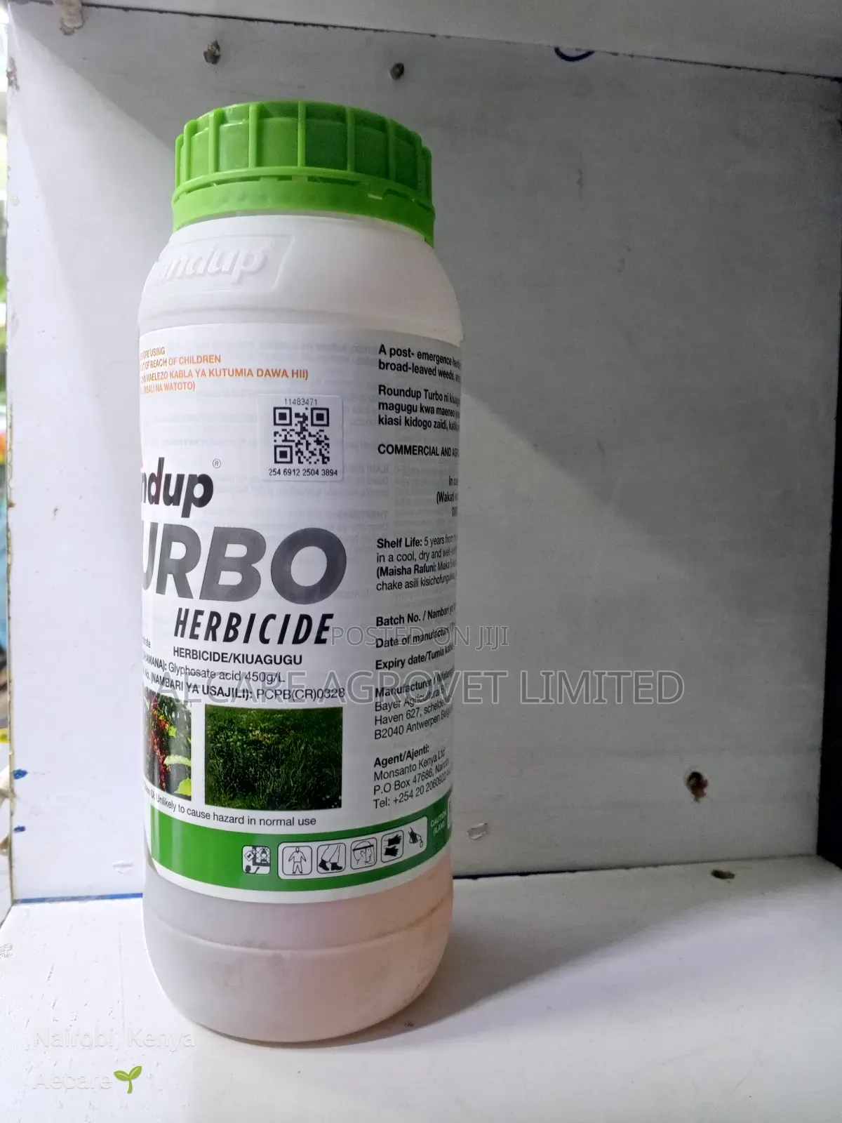 Round Up Turbo 480ec Herbicide 1litre