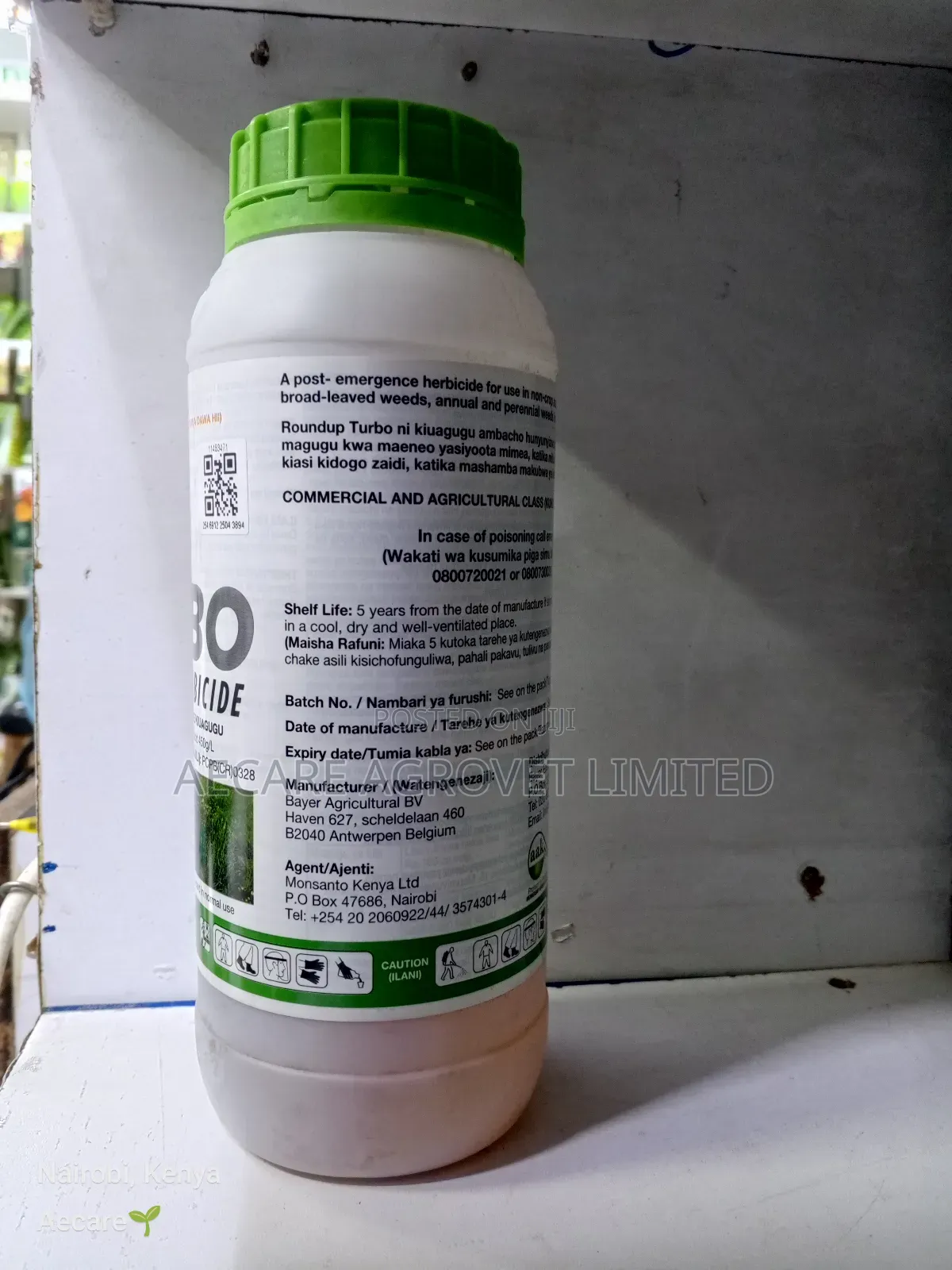 Round Up Turbo 480ec Herbicide 1litre