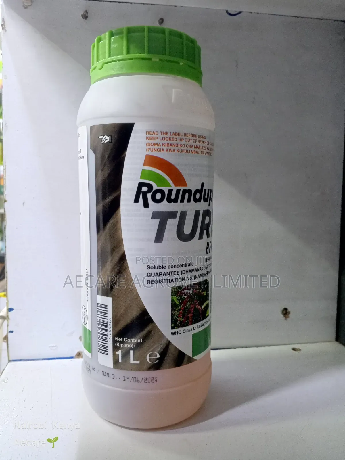Round Up Turbo 480ec Herbicide 1litre