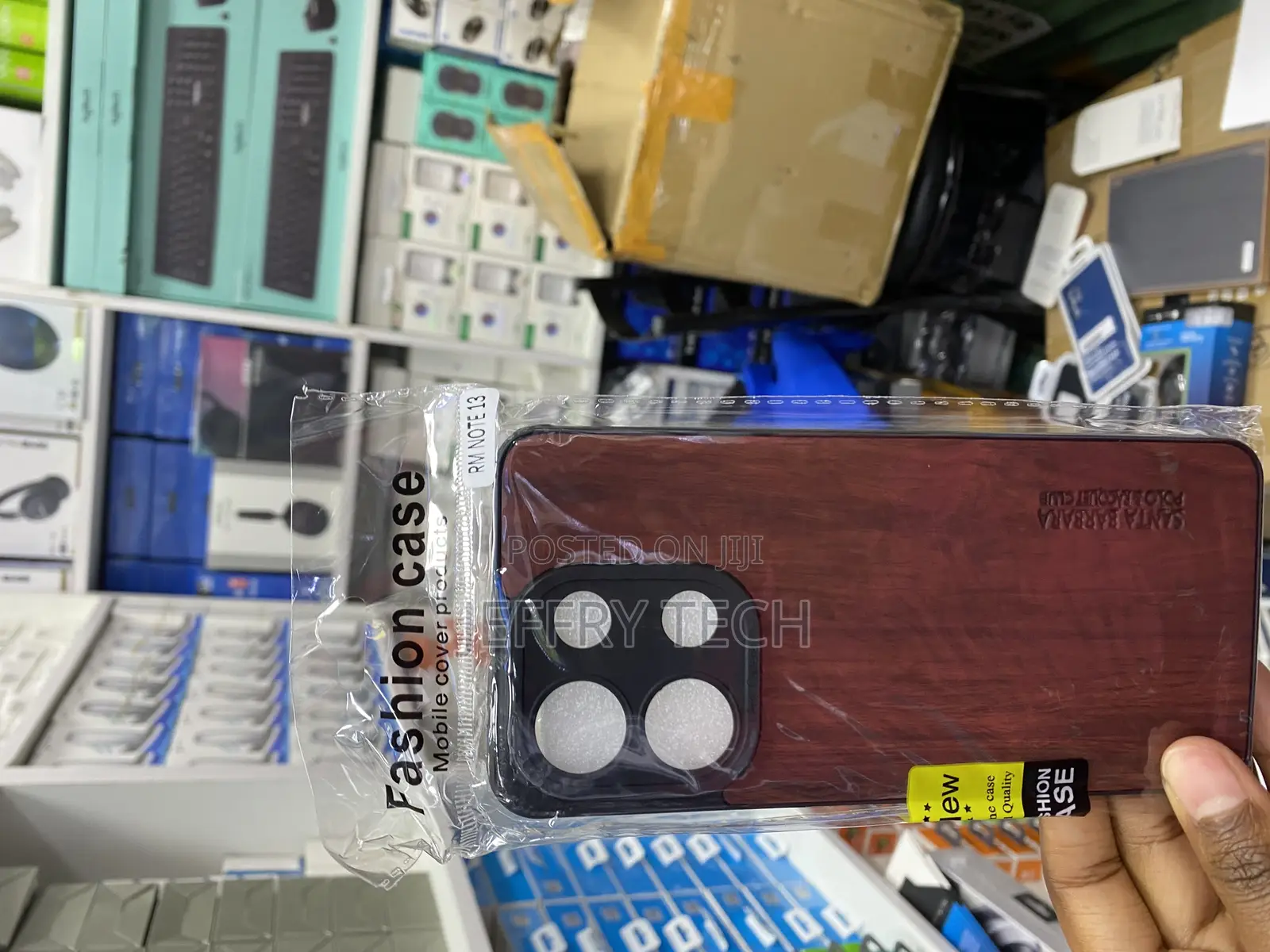 Higar Redmi Note 13 Silicone Flexible Pu Leather Case