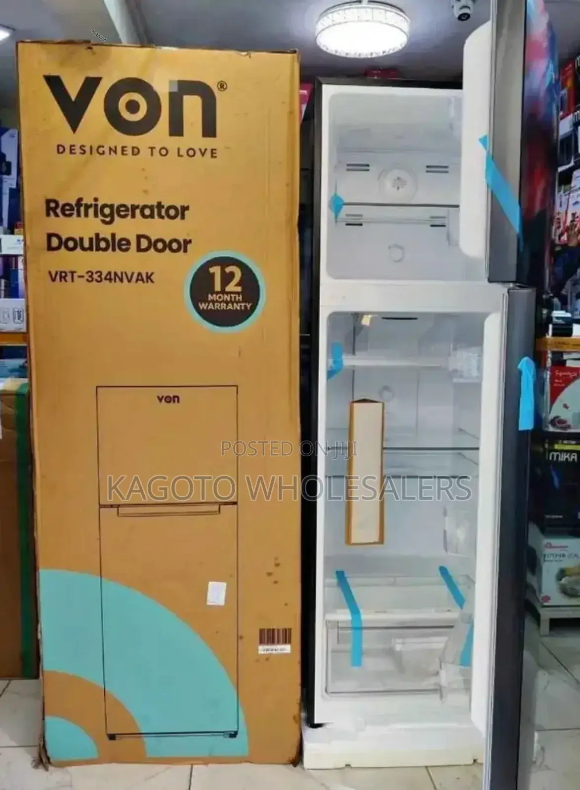Von 334 Litres Refrigerator