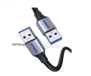 Ugreen Usb-a 3.0 Male to Male Braided Cable 2m Black - Us373