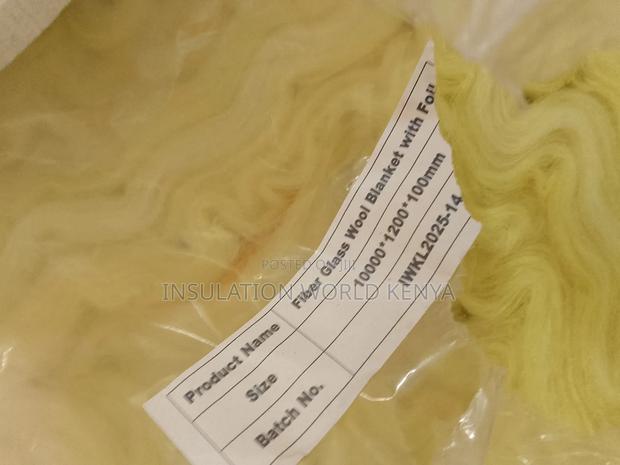 Fiberglass Insulation Roll – 10m X 1.2m X 100mm (24kg/M3)