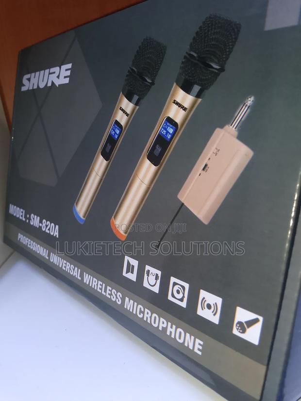 Wireless Universal Microphone Sm-820, Improved Version - thumbnail 2