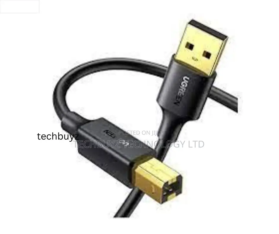 Ugreen Usb-a 2.0 Am to Bm Print Cable 1.5m (Black) - Us135
