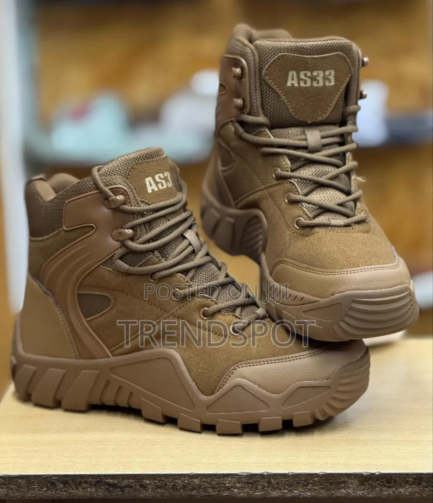 As33 Size 40 to 45 Brown Boots